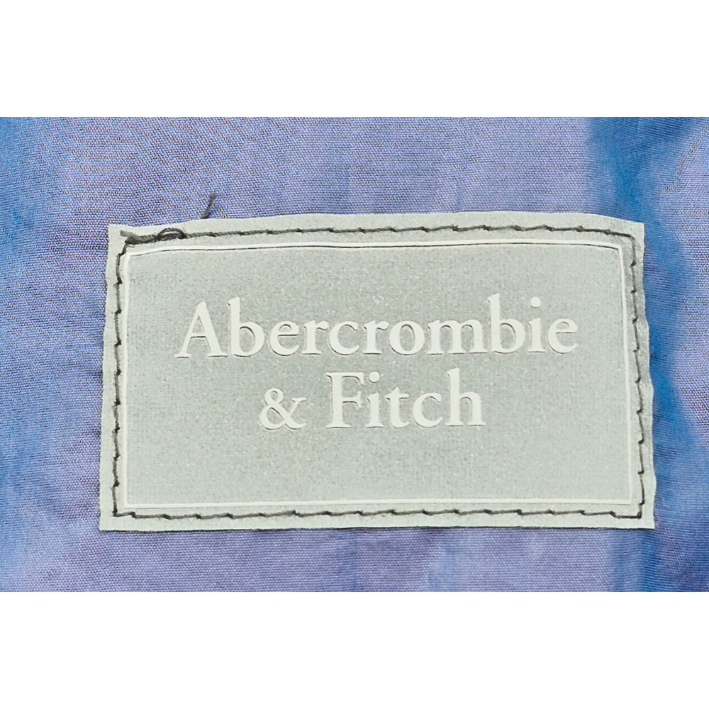 Abercrombie Kids Puffer Jacket Coat Sz 15/16 Blue with Hood Faux Fur Lining - Picture 4 of 11